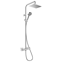 Душевая стойка Hansgrohe Vernis Shape 26286000 с термостатом, хром