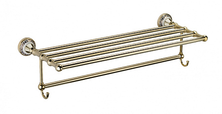 Полка для полотенец Fixsen Bogema Gold FX-78515G золото