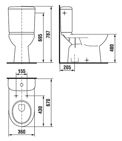 Унитаз-компакт Jika Olymp 8226170002421