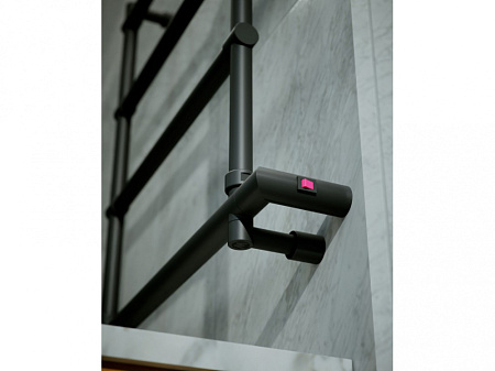 Полотенцесушитель электрический Margaroli Sole 542-4 черный матовый