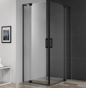 Душевой уголок Cezares Slider SLIDER-A-2-70/80-C-NERO профиль черный