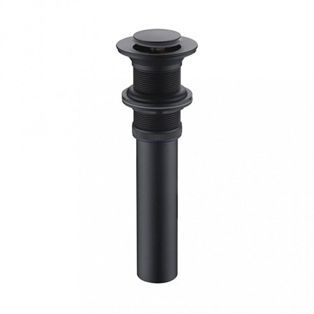 Донный клапан Bravat P6443BW-ENG для раковины, черный