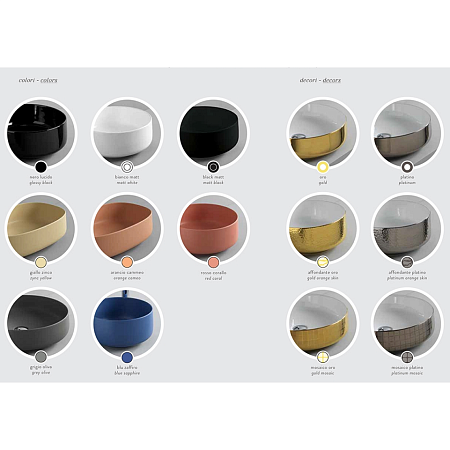 Раковина ArtCeram Cognac COL001 05;00 42 белый матовый