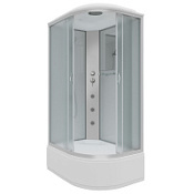 Душевая кабина Niagara Classic NG-2310-14LG 120x80x215 стекло матовое/профиль серебро