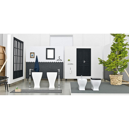 Зеркало ArtCeram Vela ACS003 03 90 черный