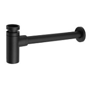 Сифон для раковины IB Rubinetterie Doccia SH080NP черный матовый