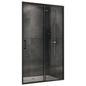 Душевая дверь ABBER Schwarzer Diamant AG30120B5 прозрачное/черный