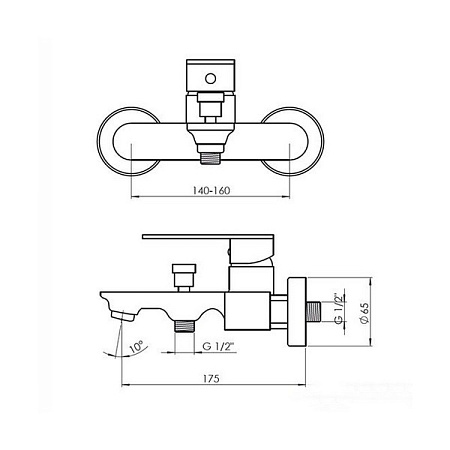 Смеситель GPD Provido MBB155 для раковины, хром