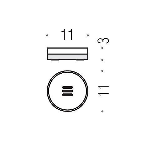 Мыльница настольная Colombo Nordic B5240.OM-VAN золото матовое