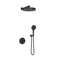 Душевой комплект Sancos Space SC3006MB черный матовый Душевой комплект Sancos Space SC3006MB черный матовый