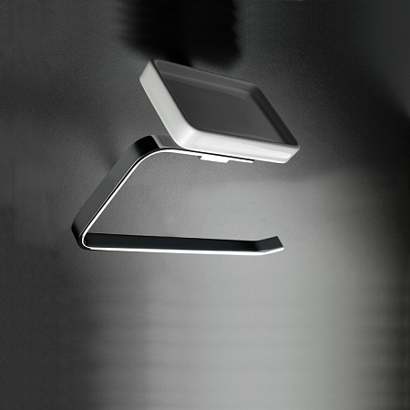 Полотенцедержатель Stil Haus Gea GE79(08) хром/белый