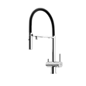 Смеситель для кухонной мойки Sancos Imola SC4010CH хром/черный