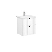 Тумба с раковиной VitrA Root Groove 69415 60 белый матовый Тумба с раковиной VitrA Root Groove 69415 60 белый матовый