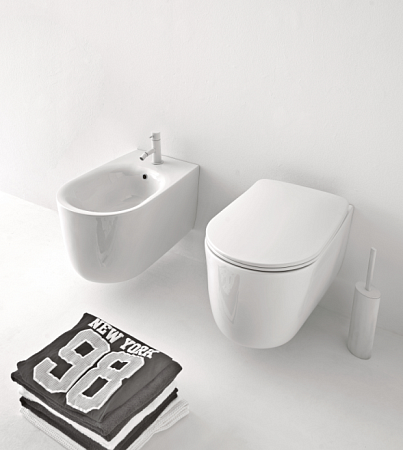 Унитаз подвесной Kerasan Nolita 531401 безободковый, белый