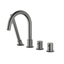 Смеситель для ванны с душем Timo Saona 2330/18Y черное золото Смеситель для ванны с душем Timo Saona 2330/18Y черное золото