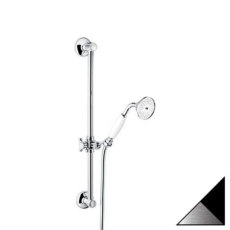 Душевой гарнитур Emmevi C02541OANC черный/хром