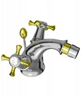 Смеситель Ideal Standart Reflection B9655LS для биде, хром/золото Смеситель Ideal Standart Reflection B9655LS для биде, хром/золото
