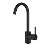 Смеситель OneLife P04-001b для кухонной мойки, черный