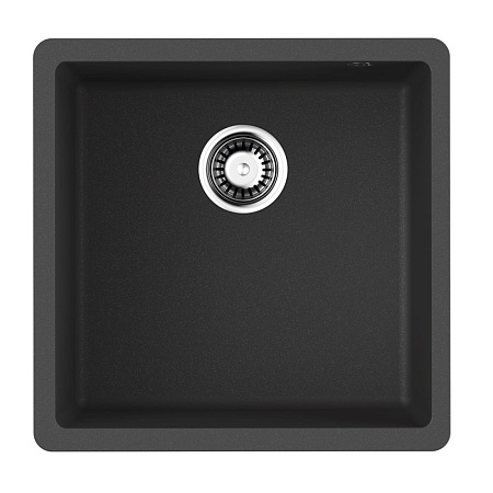 Кухонная мойка Omoikiri Bosen 44-U-BL 44x44x19 черный