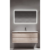 Мебель для ванной Sancos Marmi 2.0 120 MR2.0120EG один смеситель, дуб галифакс натуральный/белый