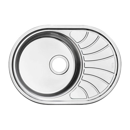 Мойка кухонная IDDIS Suno S SUN65SDi77 65х46 хром