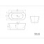 Акриловая ванна BelBagno BB306-1585 158.5x74.5 белый - фото 2