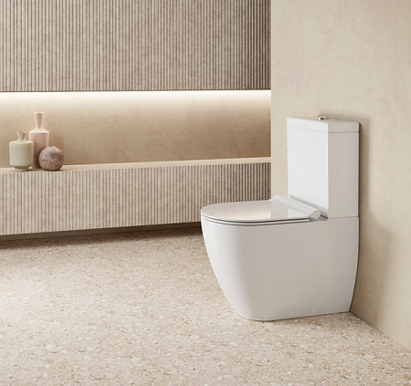 Унитаз-компакт GSI Pura 880611 белый глянцевый