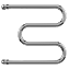 Полотенцесушитель водяной Terminus M-образный 400х527 хром - фото 3