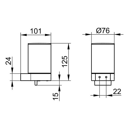 Дозатор для жидкого мыла Keuco Plan 14951010000 хром