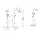 Душевая стойка Bravat Meissen F6277312CP-A-ENG хром - фото 2