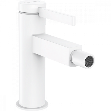 Смеситель Hansgrohe Finoris 76200700 для биде, белый матовый