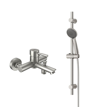 Душевой комплект Dorff Logic D0103030SS нержавеющая сталь