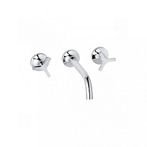 Смеситель Kludi Nova Fonte Deco 201440539 для раковины, на три отверстия, хром