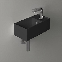 Раковина подвесная Simas Agile AG 20 nero matt 40x20x13 с 1 отверстием под смеситель, черный матовый