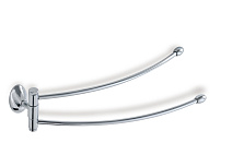 Полотенцедержатель Stil Haus Zefiro ZE16(08) двойной поворотный хром