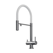 Смеситель Omoikiri Kanto-BN-WH 4994298 для кухонной мойки, нержавеющая сталь