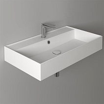 Раковина подвесная Simas Agile AG 81 bia 81x46x13 с 1 отверстием под смеситель, белый