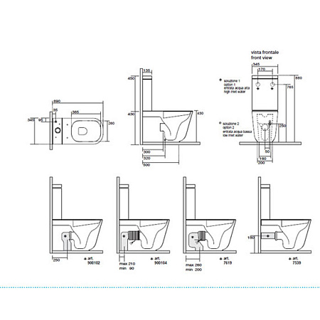 Унитаз-компакт Kerasan Tribeca 511731 черный матовый