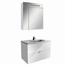 Мебель для ванной Roca Victoria Nord Ice Edition ZRU9302731 80 белая Мебель для ванной Roca Victoria Nord Ice Edition ZRU9302731 80 белая