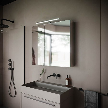 Шкаф-зеркало Sancos Hilton Z800 80x74 с подсветкой