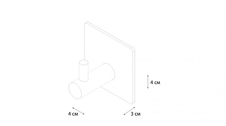 Крючок Fixsen Equipment FX-560A черный
