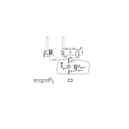 Душевая лейка Boheme Spectre 423-2-BR бронза