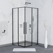 Душевой уголок RGW Stilvoll 32323188-14 80x80x195 прозрачное/черный
