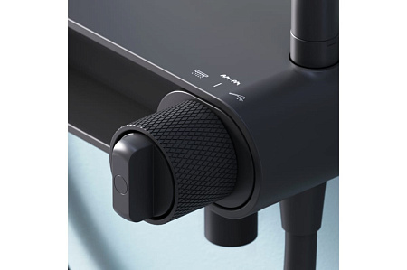 Душевая стойка Am.Pm X-Joy F0785A722 черный