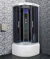 Душевая кабина Timo Standart T-1100 100x100x220 тонированное стекло/хром матовый Душевая кабина Timo Standart T-1100 100x100x220 тонированное стекло/хром матовый