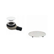 Сифон для поддона Hatria Leaf H3 Y3AC77 хром Сифон для поддона Hatria Leaf H3 Y3AC77 хром