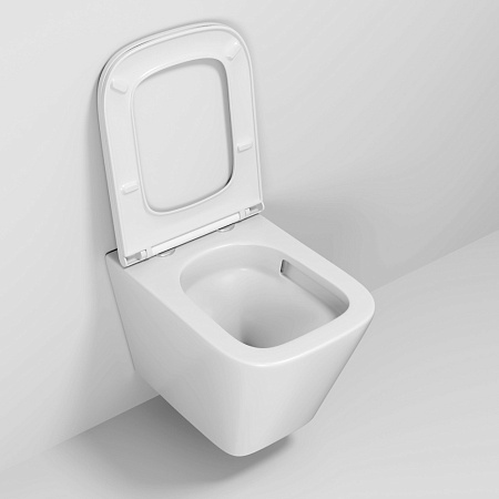 Унитаз подвесной Grossman Торнадо GR-4479SQ безободковый, белый