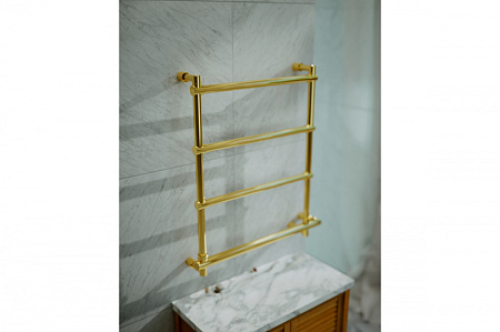 Полотенцесушитель электрический Margaroli Sole 5424704GONB золото