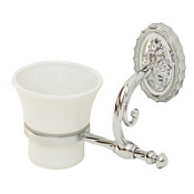 Стакан настенный Migliore Edera 16928 керамика/хром