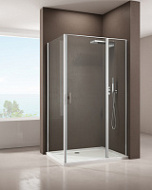 Душевой уголок Allen Brau Priority 3.31034.00 + 3.31043.00 140x90 хром